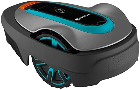 Gardena SILENO city: Robot do trawników do 250 m², nachylenie do 25%, wysokość koszenia 20 - 50 mm, wyświetlacz LCD, zabezp. przed kradzieżą, z kablem ograniczającym, hakiem i złączem (15001-32)