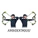 AccuBow AccuBow 2.0 Green Mantis Virtual Archery Gaming & Shooting, 10–70lbs Adjustable Resistance, Real Bowstring & D-Loop, Phone Mount Included, Ambidextrous, Foldable Design