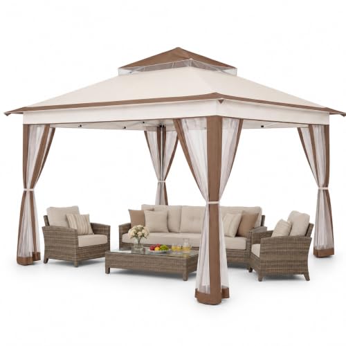 LAUSAINT HOME 11x11 Pop Up Gazebo