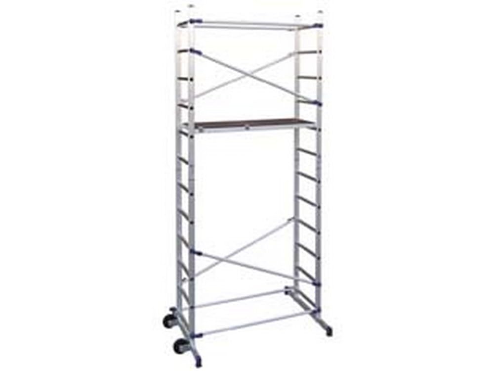 1PEZZO TRABATTELLO IN ALLUMINIO "PINNA CLIC" - cm.114x156x365h., piano lav. cm.236h., Kg.34,4