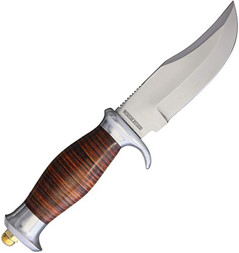 Amazon.com: Rough Rider Hunter Stacked Leather Fixed Blade