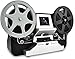 8mm & Super 8 Reels to Digital MovieMaker Film Sanner Converter, Pro Film Digitizer Machine with 2.4