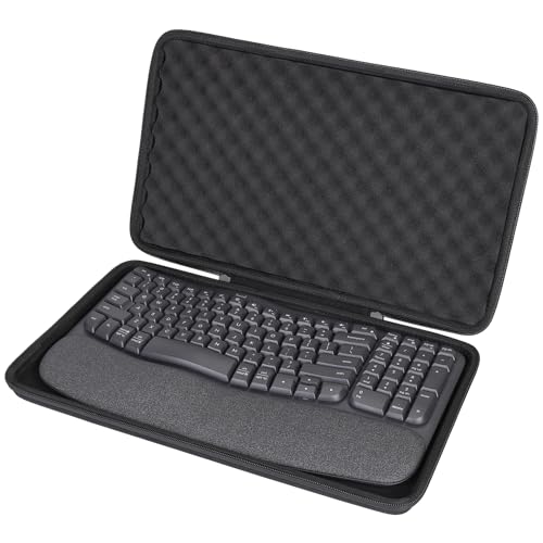 Étui de voyage co2CREA rigide pour protéger Logitech Wave Keys