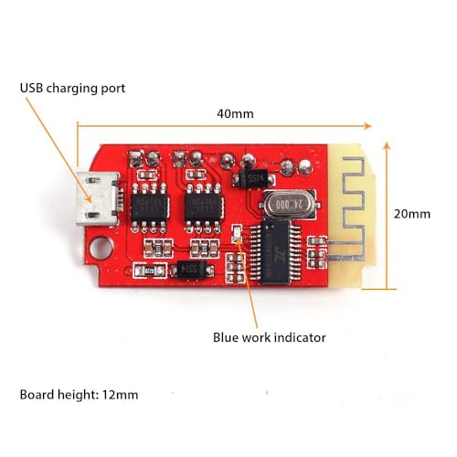 Image of CT14 Stereo Bluetooth Amplifier Board - 5V 5W+5W Class F AMP Module with Charging Port - DIY Wireless Audio Receiver for Speaker Modification