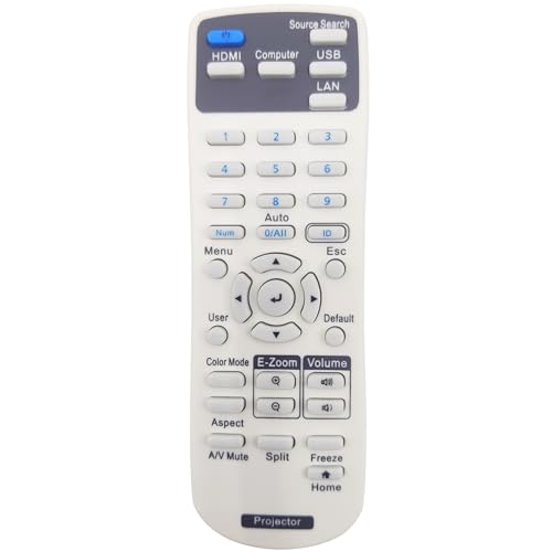 Image of INTECHING 222150800 Projector Remote Control for Epson BrightLink 760Wi/ 770Fi, EB-760Wi, EB-770Fi, EB-810E, PowerLite 760W/ 770F/ 775F/ 810E/ 815E/ L210W/ L260F/ L265F, Pro EX11000