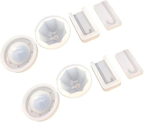 Miniatura 7 de EXCEART 4 juegos de moldes de resina, moldes de jabón, moldes de fundición de resina, molde de almacenamiento de resina epoxi, molde de resina de