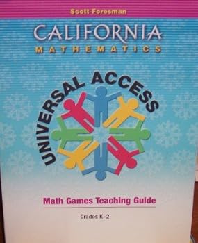 Paperback Universal Access: Math Games Teaching Guide, Grade's Kinder-2 (California Mathematics) Book