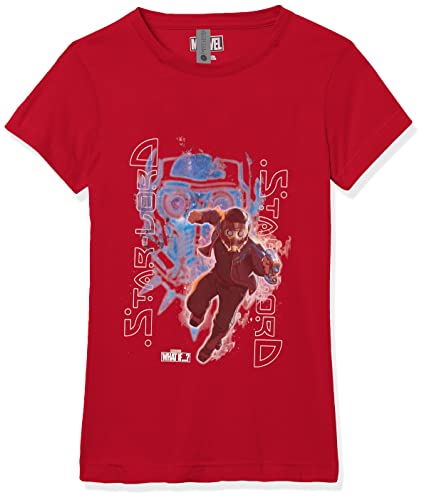 T-shirt Marvel pour fille cadeau anniversaire rouge Galaxy King XS