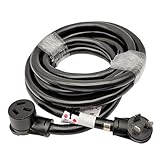 Parkworld Industrial Range, Stove, Oven 10-50 Extension Cord, 10-50P to 10-50R, 3-Prong, 50 AMP, 250 Volts, 12500 Watts (20FT)