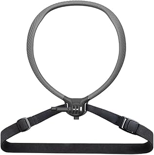 Lerpwige Suporte de selfies de pescoço confortável suporte de câmera esportiva em forma de U suporte dobrável com placa de montagem rápida suporte de pescoço Ushape suporte de pescoço para telefone suporte de pescoço preguiçoso universal
