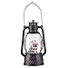 Raz 4000781 Santa Lighted Water Lantern, 8 inches, Multicolor