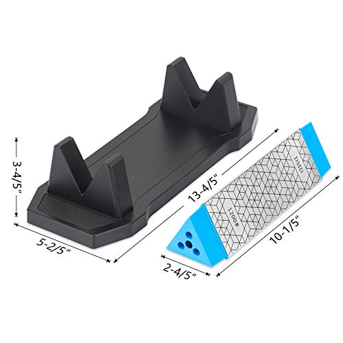 Dmd Diamond Whetstone Knife Sharpener | 3 Sides Grit Coarse 150|Grit Medium 325| Extra Fine 1200| Diamond Plate Honing Stone Hone Sharpener| Special Feature And Design #TOP1