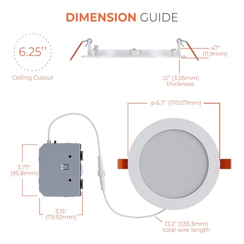 HALO HLB Canless LED Recessed Lighting 6 inch 5CCT Lumen Select 4PK - image 8