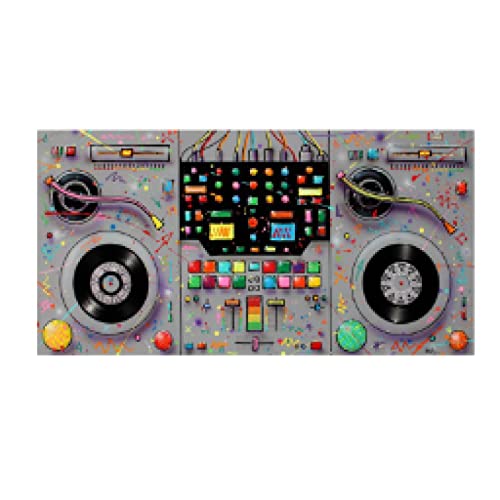 Art Peinture Affiches Musique Abstrait sur Toile Premium 50x100