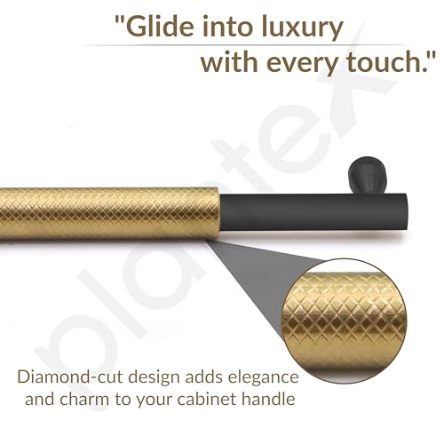 Image of Plantex Cabinet Handle /96mm Handle for Cabinet /Wardrobe /Kitchen Handle /Door Pull-Push Handle for Home /Office - Pack of 1 (Brass Antique)