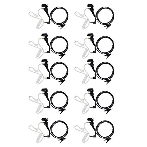 Tube acoustique transparent 3.5mm pour casque d'écoute discret et léger