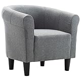 Confort d'assise confortable : grâce au dossier ergonomique et aux accoudoirs rembourrés, le petit fauteuil salon offre un confort durable pour les heures de lecture, les soirées télé ou les routines de beauté à la coiffeuse. L'assise de 42 cm de large et le coussin rembourré en mousse assurent des moments de détente.