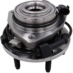 MACEL 513188 Front Wheel Hub Bearing Assembly Compatible with 02-09 Chevy Trailblazer, 03-06 Chevy SSR, 02-09 GMC Envoy, 03-08 Isuzu Ascender, 04-07 Buick Rainier, 05-09 SAAB 9-7X, 6 Lugs W/ABS