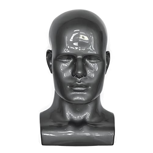 Cabeza de maniquí de hombre para exhibición de pelucas y máscaras