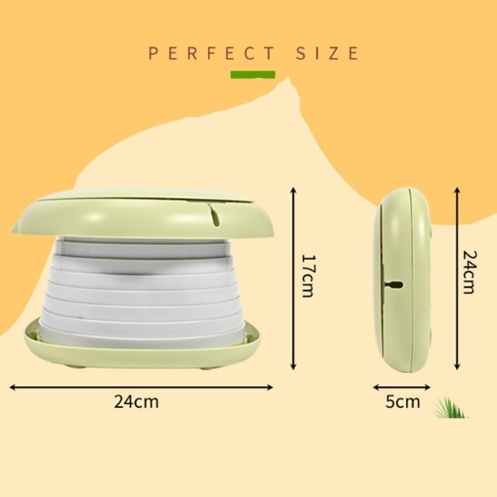 Collapsible Toilet, Toddler Travel Portable Potty, Toddler Training Seat with Carrying Handle, Girls and Boys Portable Potty