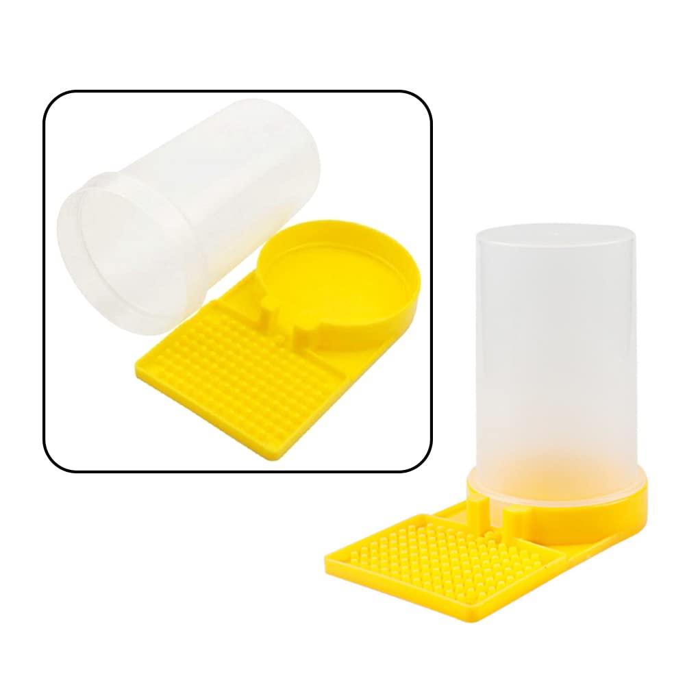 Distributeur d'eau d'Abeilles 3 Pièces Distributeur D'eau D'apiculture Mangeoire Eau Mangeoire à miel D'abeillesDistributeur d'eau d'Abeilles en Plastique pour entrées de ruche