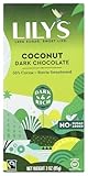 Lily's Sweets Dark Chocolate Bar, Coconut, 3 oz