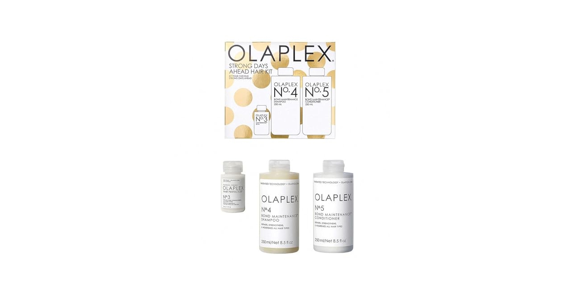 Amazon.com: Olaplex Strong Days Ahead - Kit de cuidado del