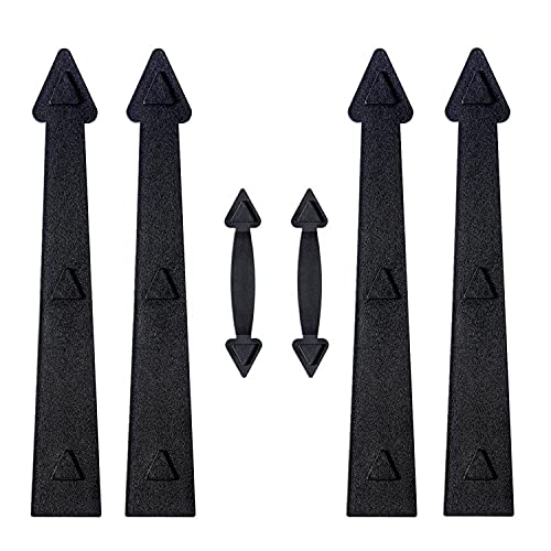 Aimant de porte de garage Bs03 kit de charnières décoratives imitation métal