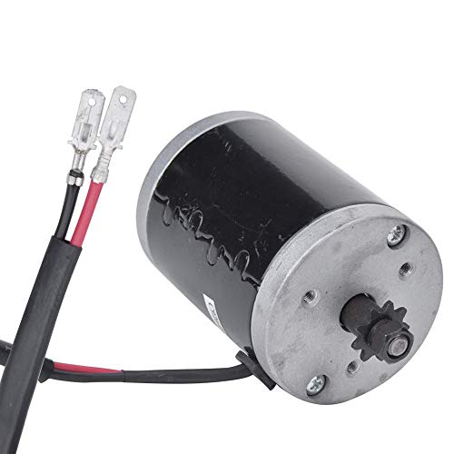Keenso Motor de piñón de Scooter eléctrico, Motor de Alta Velocidad de 24 V 100 W con Dientes de piñón para Scooter eléctrico MY6812 Triciclo de Bicicleta eléctrica