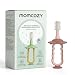 Momcozy baby zahnbürste, Inklusive austauschbarem Bürstenkopf, Rosa