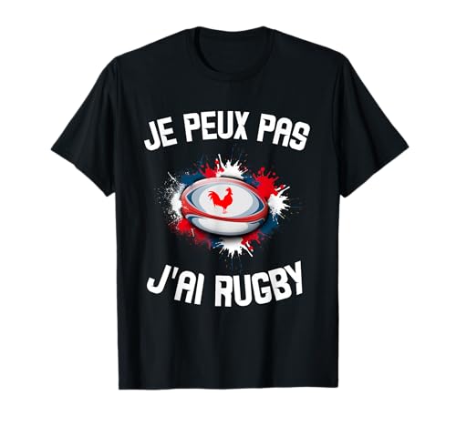 Maillot de Rugby Enfant Je Peux Pas J'Ai Rugby Homme Femme T-Shirt