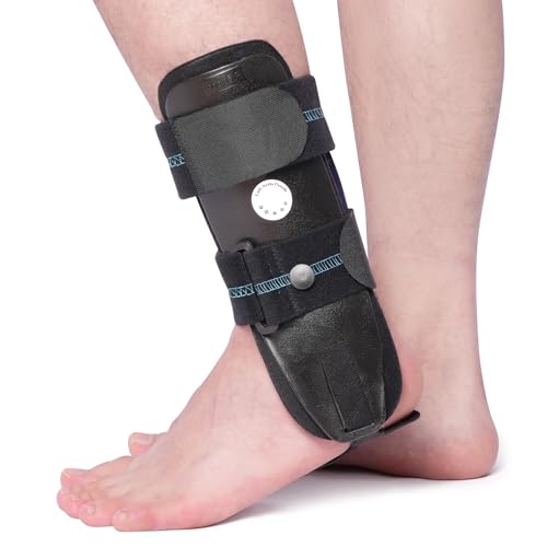 Velpeau Air Gel Foam Ankle Stabilizer Support Brace for Sprained Ankle, Ligament Injury, Tendonitis, Adjustable Rigid Stirrup Ankle Splint for Women and Men (Foam Version, Large, Left Foot) Velpeau Air Gel Foam Ankle Stabilizer Support Brace for Sprained Ankle, Ligament Injury, Tendonitis, Adjustable Rigid Stirrup Ankle Splint for Women and Men (Foam Version, Large, Left Foot)