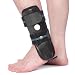 Ankle Brace - with 3-Dimensional Molded Pads & Adjustable Ankle Stirrup Splint - Rigid Stabilizer for Sprains, Strains, Post-Op Cast Support and Injury Protection by Velpeau (Adults, Left Foot)