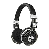 ROSE® HM770 Headphones,Foldable Headphones with Microphone and Volume Control,Stereo Headset for Kids/Adults,Compatible for iPhone,iPod,iPad,Samsung,HTC,MP3/4,Earphones (black)