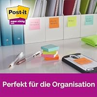 Post-it Super Sticky Notes, 8 + 4 Gratis-Blöcke (1080 Blatt), 76 mm x 76 mm – Ansicht 5