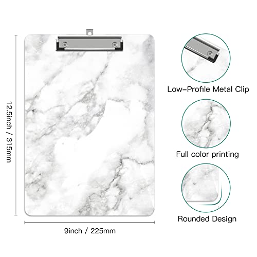 Image of Plastic A4 Clipboards, Clip Board Stardard Letter Size 9 x 12.5 in