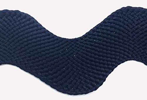 1 1/8 inch Jumbo RIC Rac 12 Yards (Dark Navy)