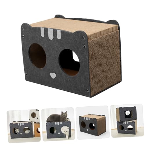 FONDOTIN Arranhador Gato Areia Para Gatos Clube Gatos Casinhas Para Gatos Dentro Casa Para Gatos Bri