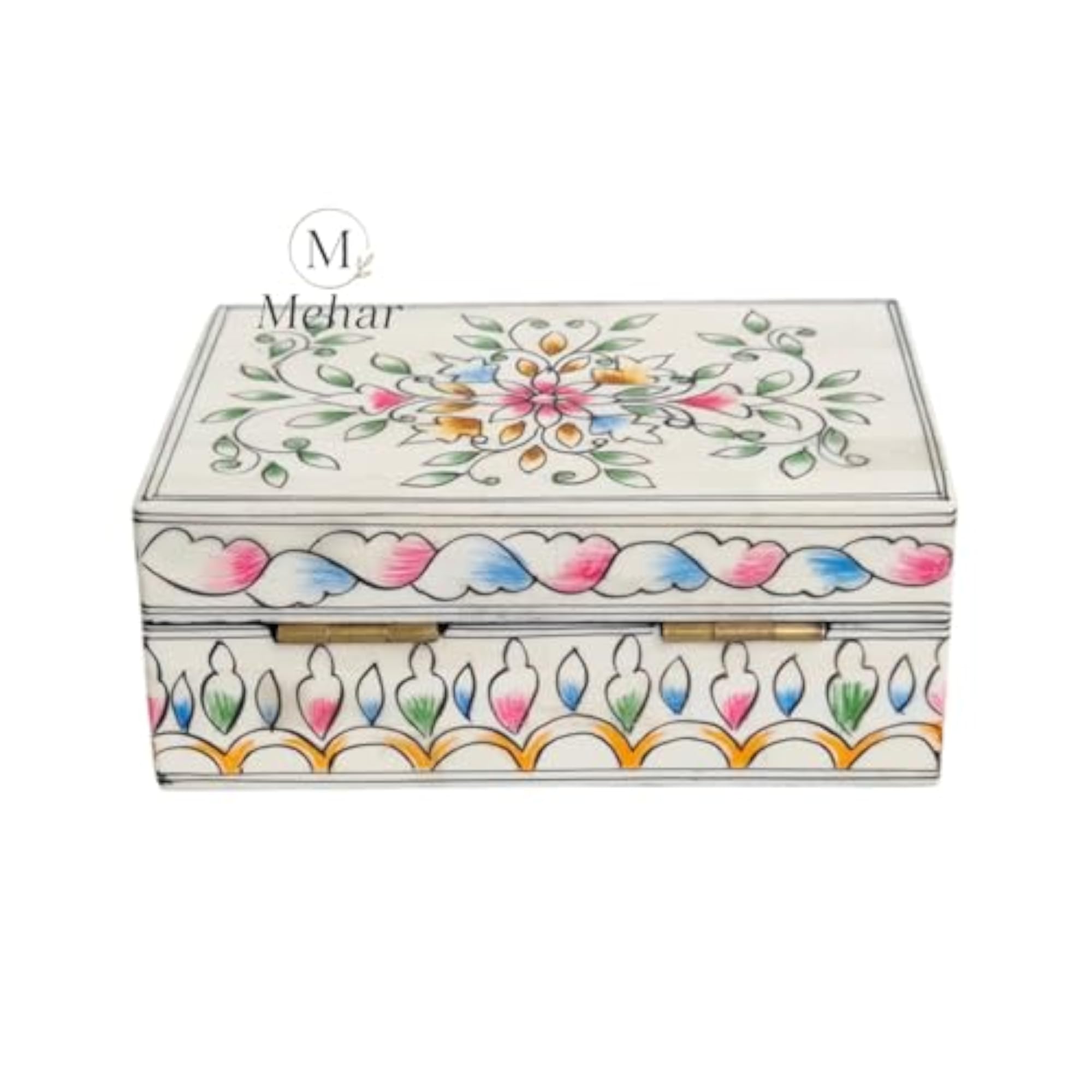 Handmade Bone Inlay Decorative Keepsake Organizer Box