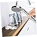 POPETPOP Adjustable Shower Arm Bracket Mount Shower Holder Easy Tool Installation Rust Resistant Wall Mount in Finish