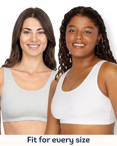 Image of Fruit of the Loom Women's Built Up Tank Style Sports Bra Value Pack