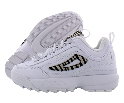 Fila Disruptor Ii Zebra Boys Shoes Size 2, Color: White