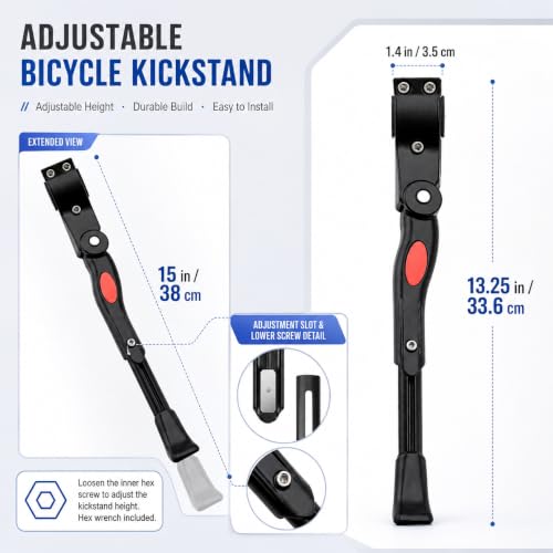 UHACKER Adjustable Bike Kickstand