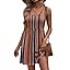 Brown Vertical Stripe
