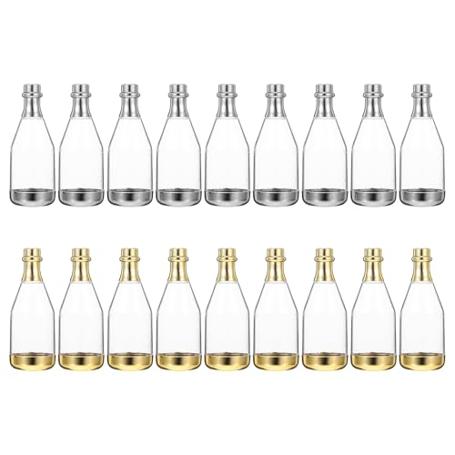 Boîtes à dragées PHENOFICE imitation bouteille 4.53 pouces pour mariage, 20 pcs