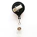 Vincent Van Gogh - Sunflowers -Retractable Badge Reel - ID Name Tag Custom Badge Holder (Black Badge Reel with Spring Pinch Clip)