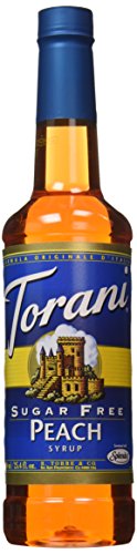 Torani Sugar Free Syrup, Peach, 25.4 Ounce (Pack of 1)