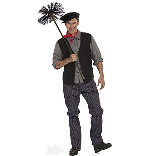 Chimney Sweep Costume-Adult Standard (Fits Chest Size up to 42)