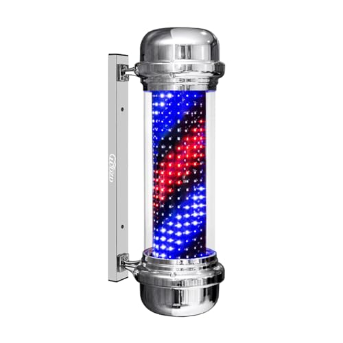 WDZD 71 cm Plata Poste Barbero Barber Pole