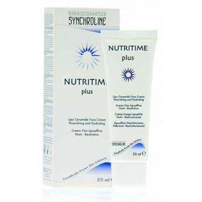 Synchroline Nutritime Plus Nourishing Face Cream 50ml Ceramides Lipocare Tech Care the Skin